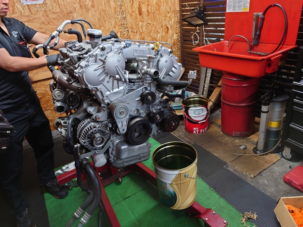 R35 GT-R VR38DETT　エンジンフルオーバーホール